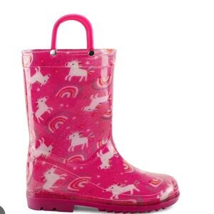 MEMBER'S MARK PINK UNICORN RAIN BOOT for KIDS